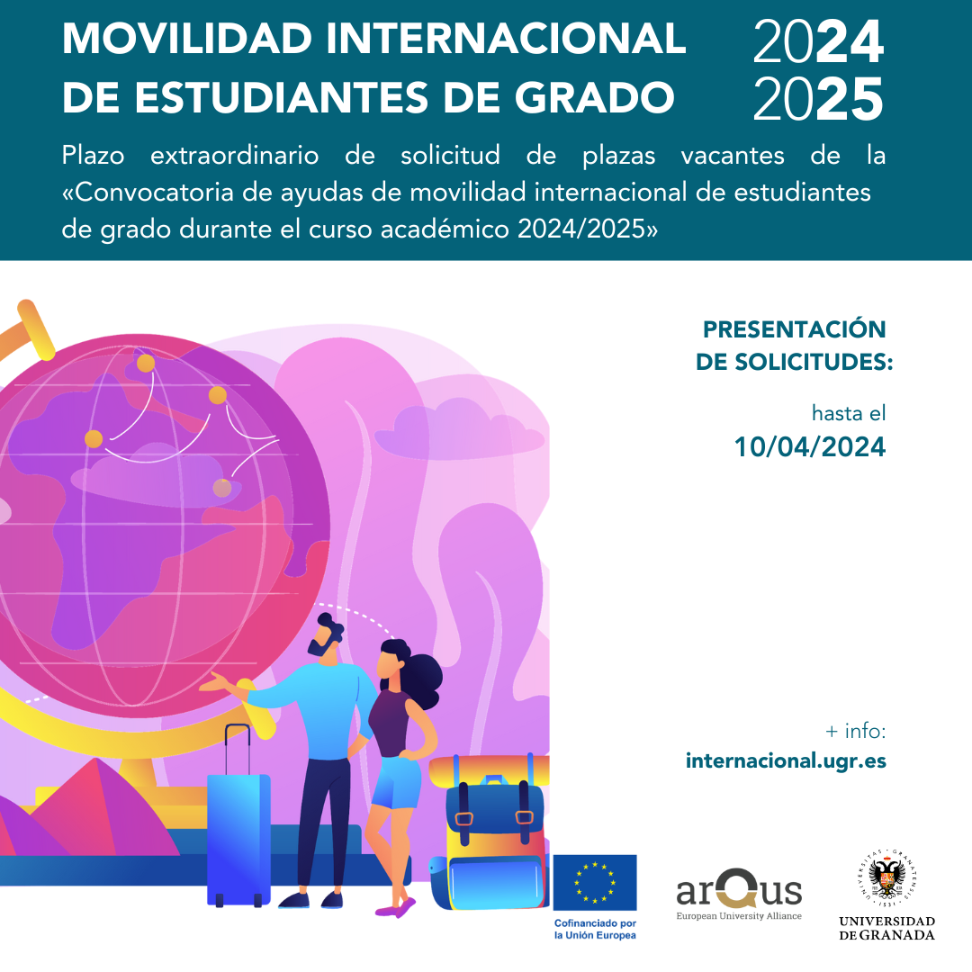 Plazo extraordinario de la convocatoria de ayudas de movilidad internacional curso 2024-2025