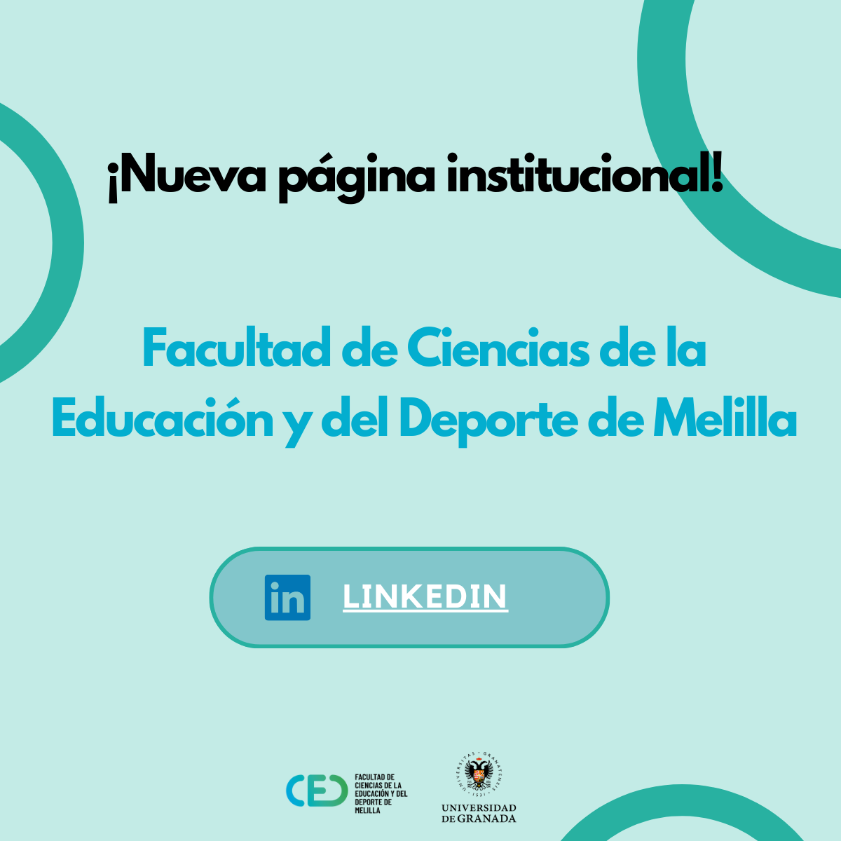 La Facultad de Ciencias de la Educación y del Deporte de Melilla estrena página oficial en LinkedIn