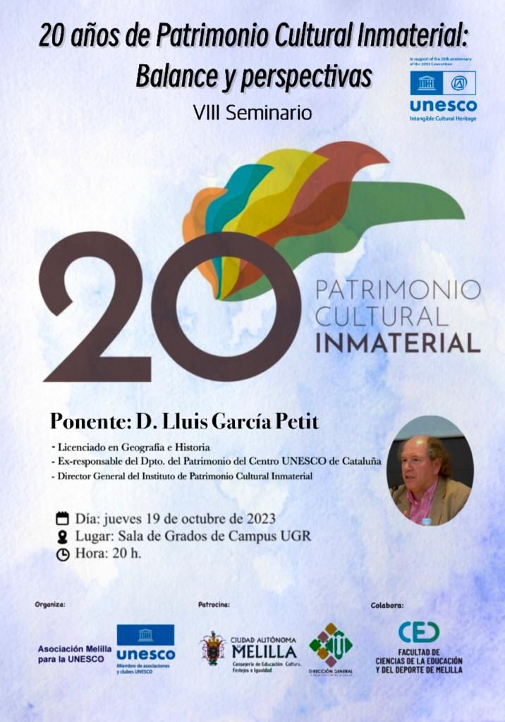 Seminario '20 años de Patrimonio Cultural Inmaterial: Balance y perspectivas'