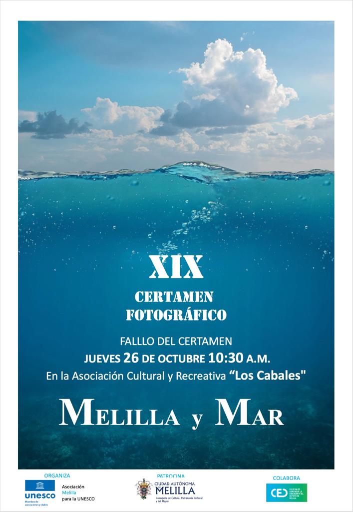 Fecha del fallo del XIX Certamen Fotográfico 'Melilla y Mar'