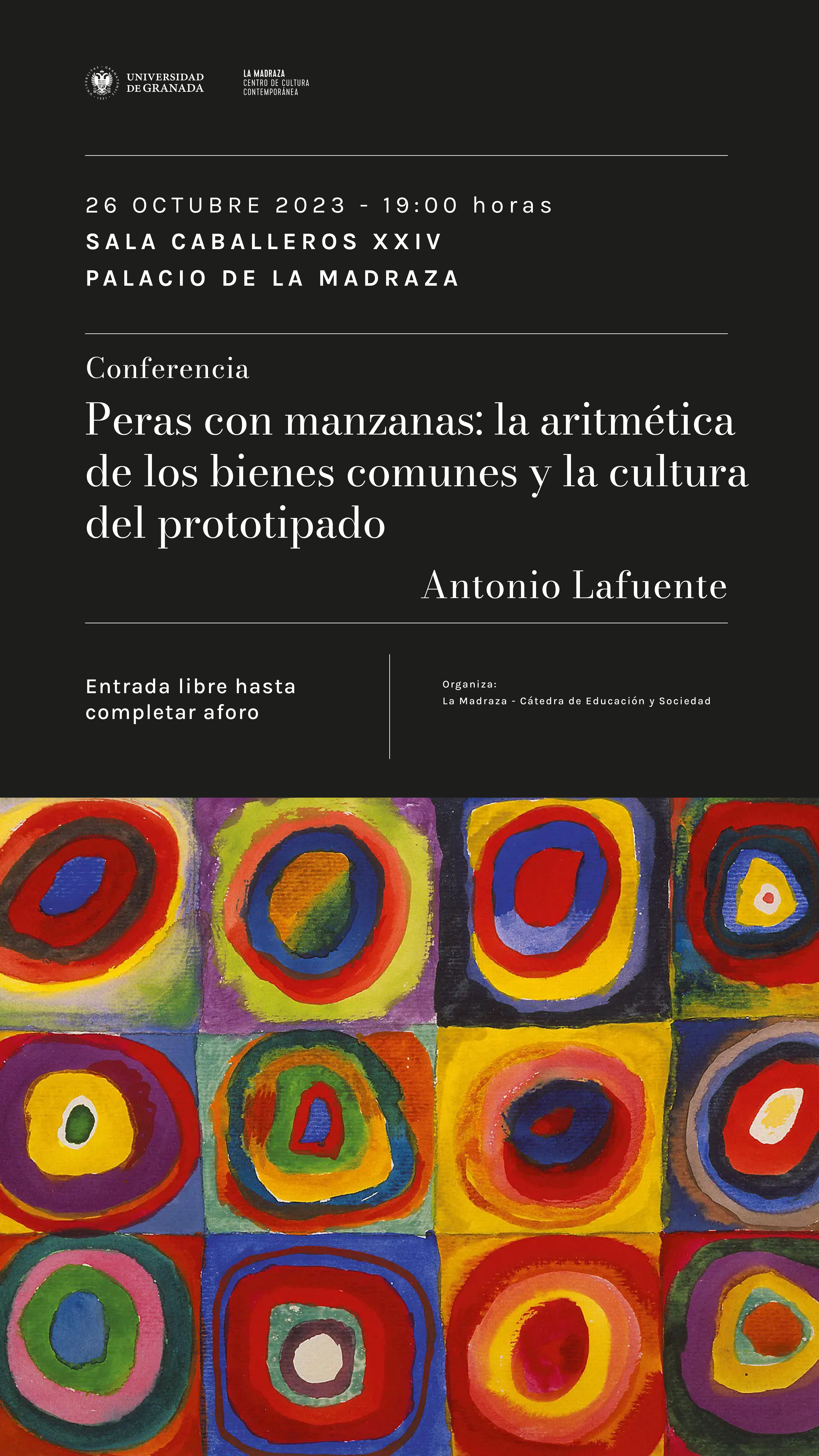 Inauguración del ciclo de conferencias de la cátedra con Antonio Lafuente