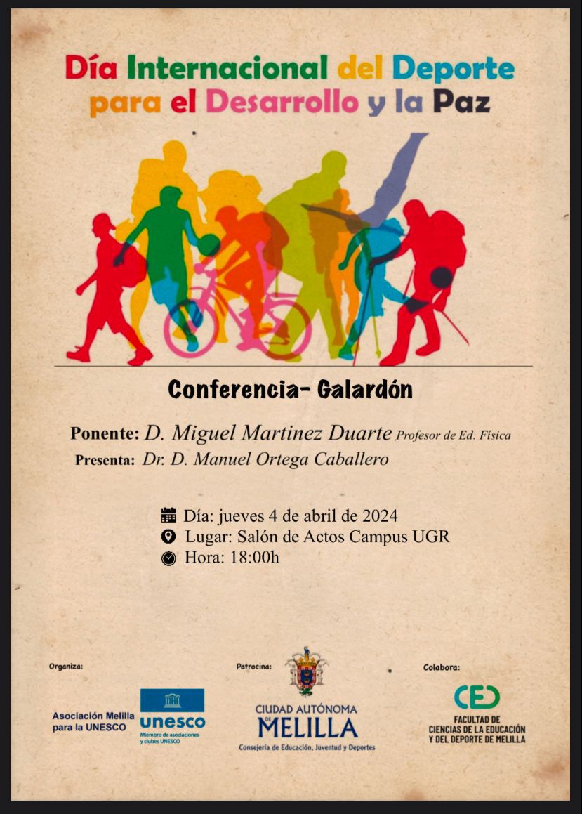 Conferencia por el Día Internacional de Deporte para el Desarrollo y la Paz