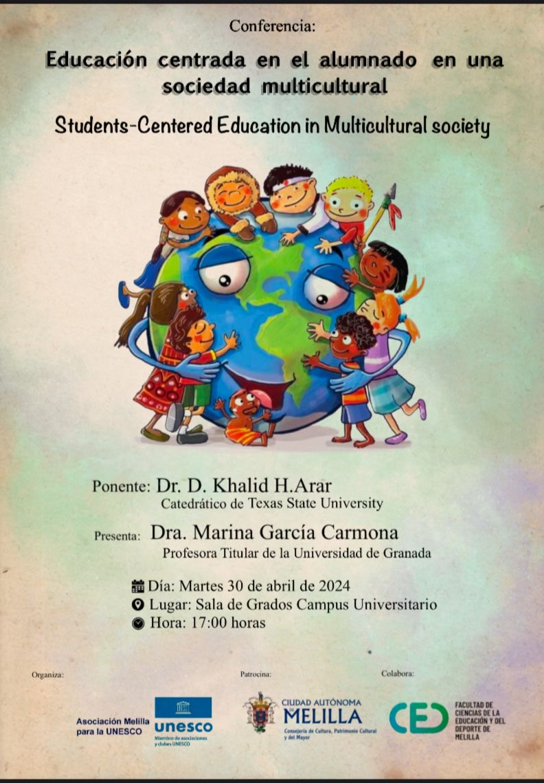 Conferencia 'Educación centrada en el alumnado en una sociedad multicultural'