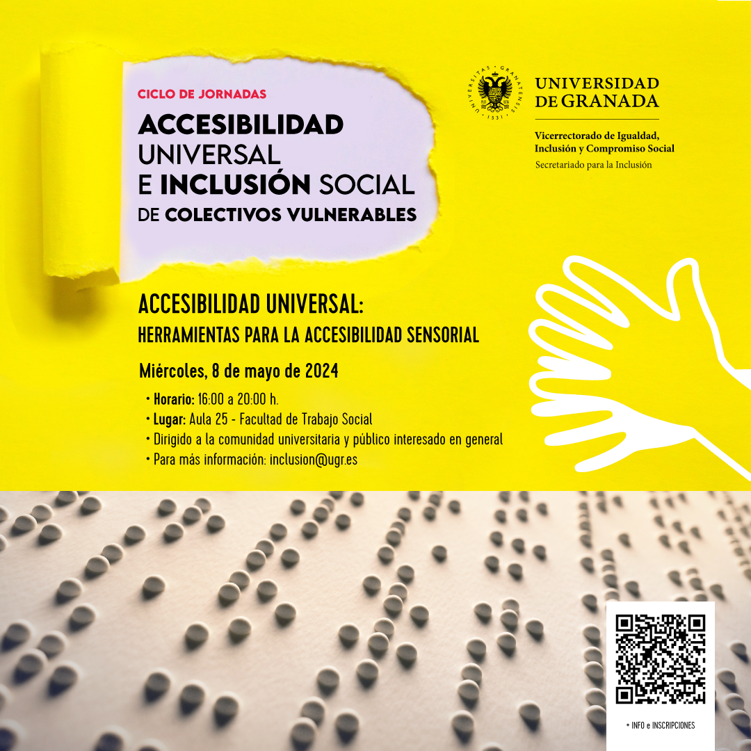 Jornada Accesibilidad Universal: herramientas para la accesibilidad sensorial