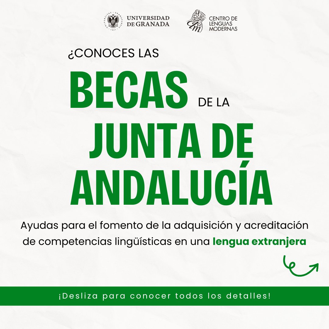 Convocatoria de Ayudas para la Adquisición y Acreditación de Competencias Lingüísticas