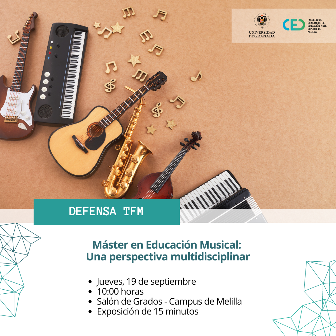 Defensa de TFM del Máster en Educación Musical: una Perspectiva Multidisciplinar