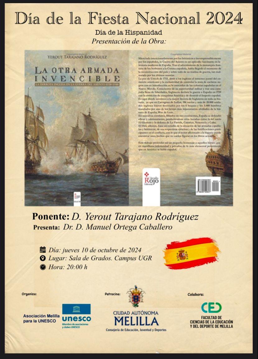 Presentación del libro 'La otra Armada invencible' con el autor Yerout Tarajano Rodríguez