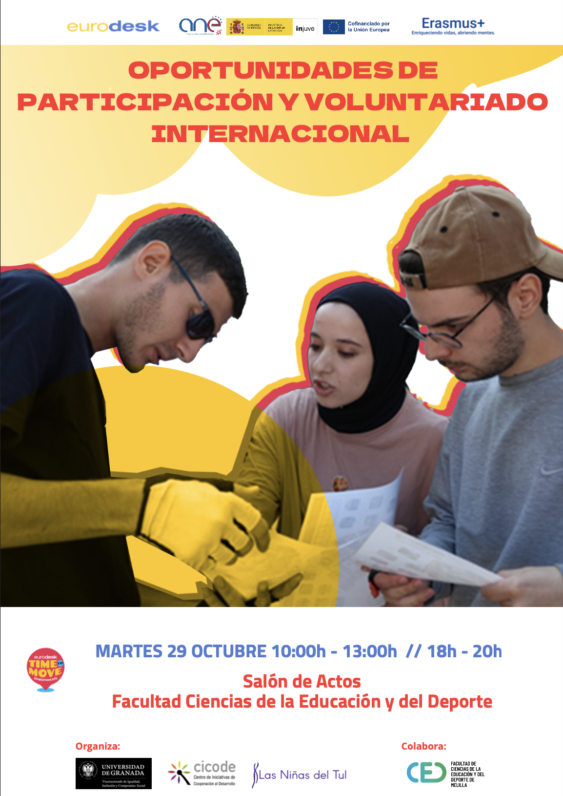 Taller sobre oportunidades de participación y voluntariado internacional