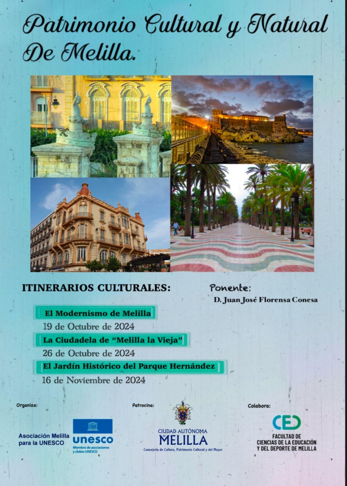 Itinerarios alrededor del patrimonio cultural y natural de Melilla