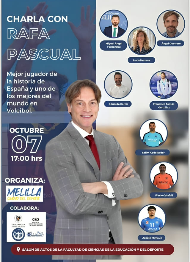 Charla con Rafa Pascual, uno de los mejores jugadores de voleibol del mundo