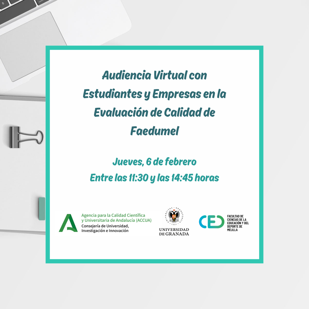 Audiencia Virtual con Estudiantes y Empresas en la Evaluación de Calidad de Faedumel