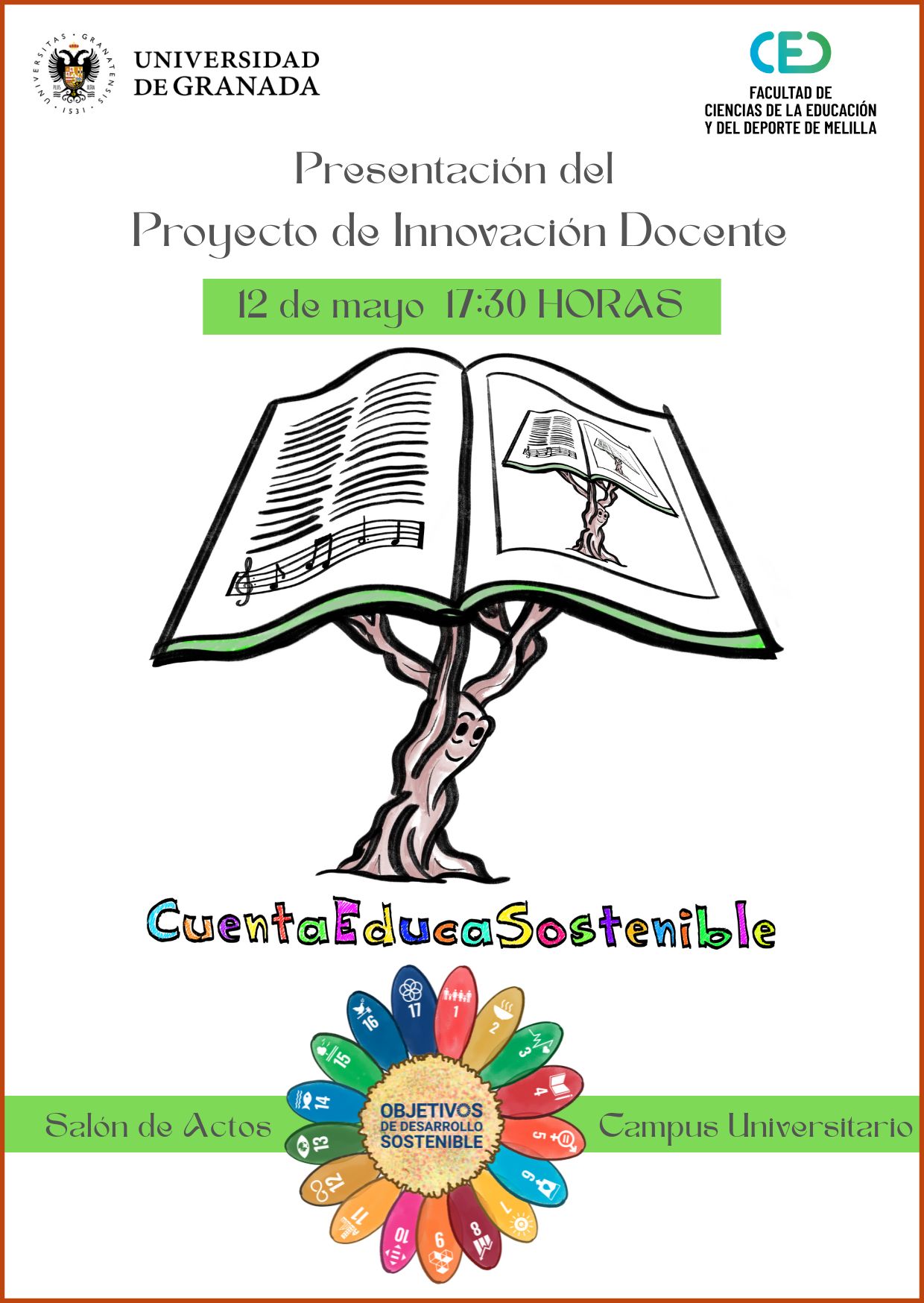 Presentación del Proyecto de Innovación Docente "Cuentaeducasostenible"