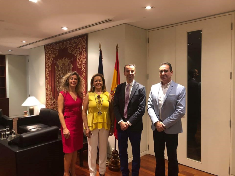 Reunión en Embajada de España (Bangkok, 2018)