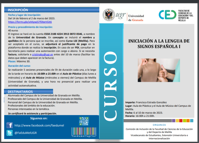 Curso de Lengua de Signos Española
