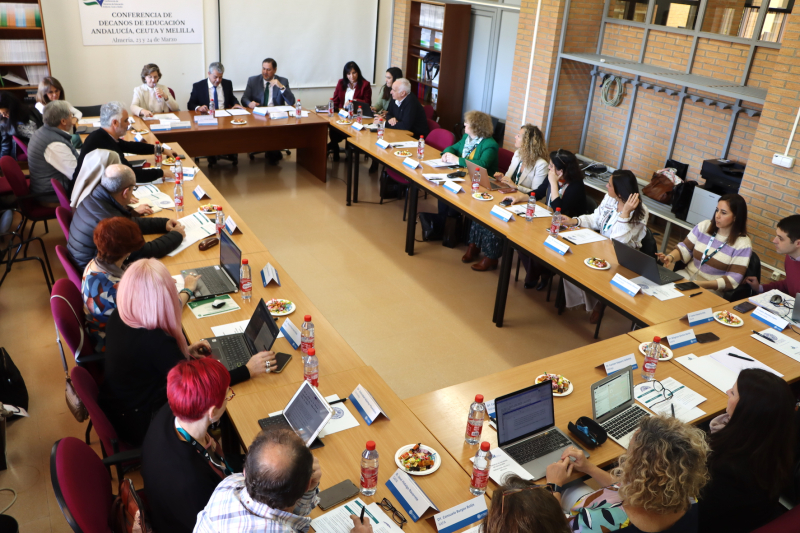 La UAL acoge por segunda vez la Conferencia de Decanos de Educación de Andalucía, Ceuta y Melilla La UAL acoge por segunda vez la Conferencia de Decanos de Educación de Andalucía, Ceuta y Melilla