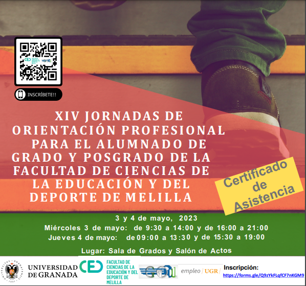 XIV Jornadas de Orientación Profesional para el Alumnado de Grado y Posgrado de Faedumel XIV Jornadas de Orientación Profesional para el Alumnado de Grado y Posgrado de Faedumel
