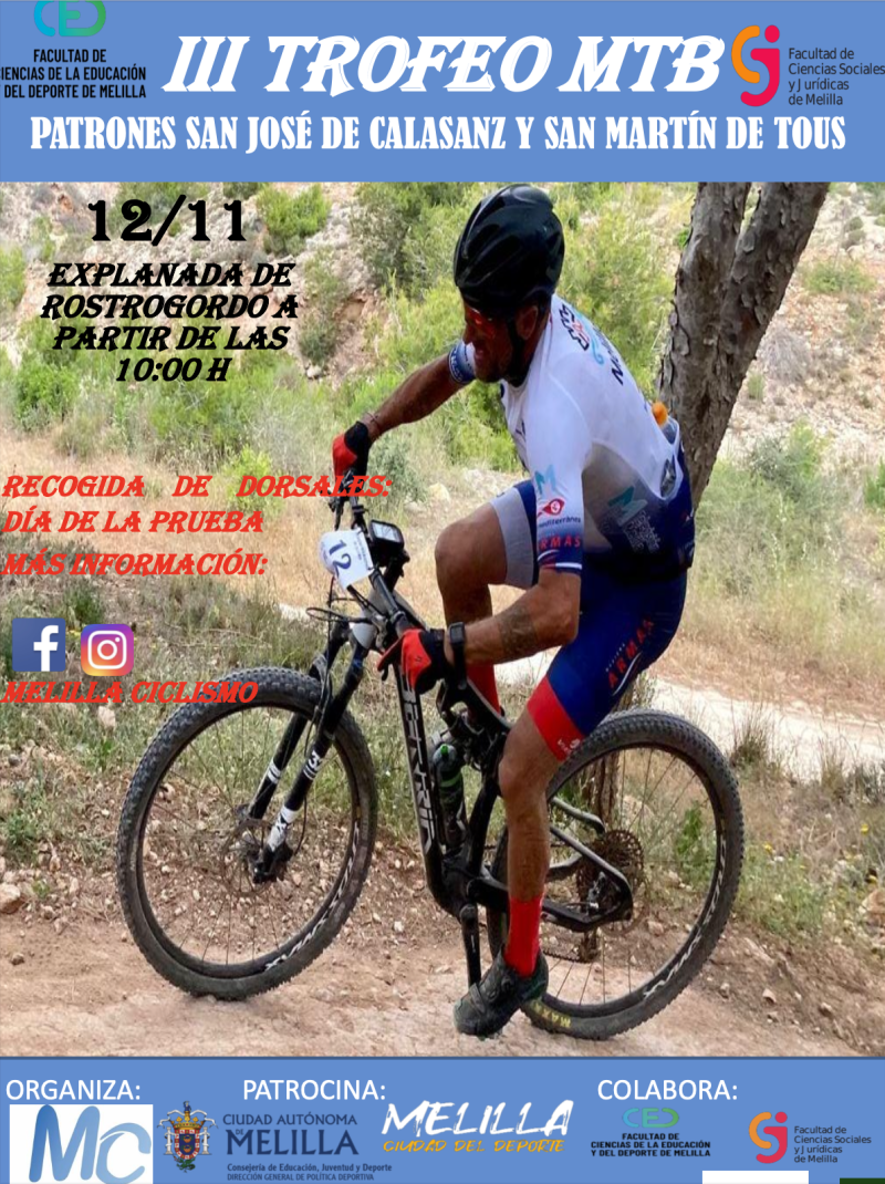 III Trofeo MTB San José de Calasanz y San Martín de Tous 2023 III Trofeo MTB San José de Calasanz y San Martín de Tous 2023