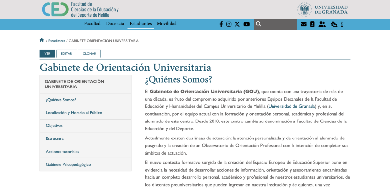 El GOU organiza tres microencuentros sobre experiencias profesionales para orientar al alumnado El GOU organiza tres microencuentros sobre experiencias profesionales para orientar al alumnado