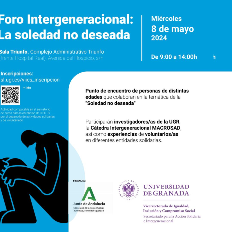 Foro Intergeneracional: la Soledad no deseada Foro Intergeneracional: la Soledad no deseada