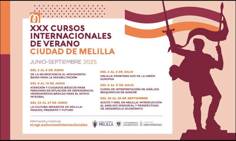 El Centro Mediterráneo de la UGR impulsa la formación en Melilla con cursos subvencionados El Centro Mediterráneo de la UGR impulsa la formación en Melilla con cursos subvencionados