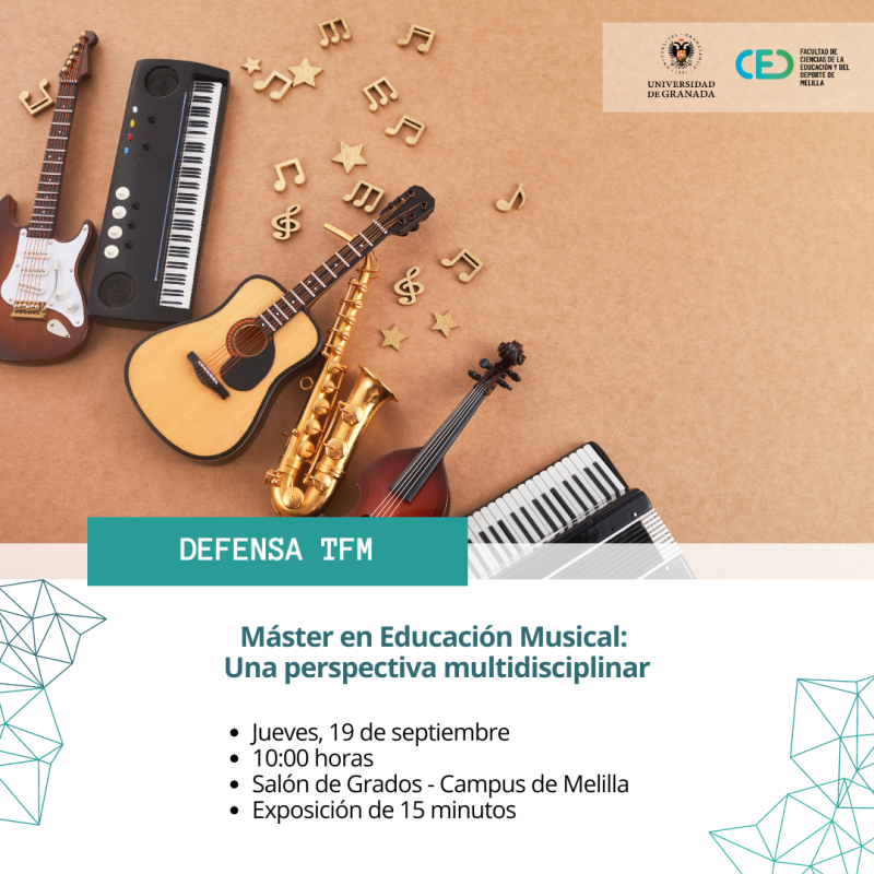 Defensa de TFM del Máster en Educación Musical: una Perspectiva Multidisciplinar Defensa de TFM del Máster en Educación Musical: una Perspectiva Multidisciplinar