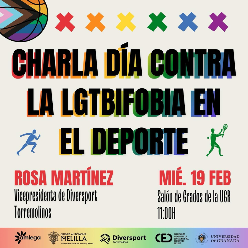 Charla por el Día contra la LGTBIfobia en el Deporte Charla por el Día contra la LGTBIfobia en el Deporte