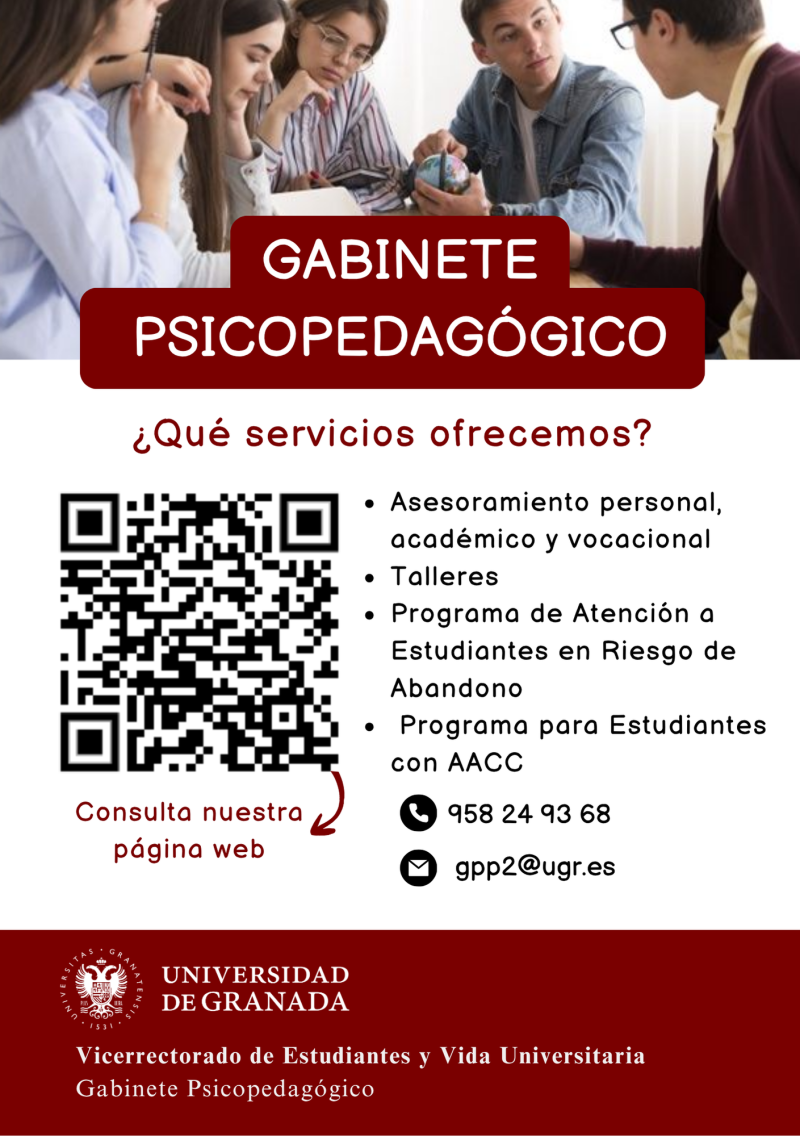 Conoce el Gabinete Psicopedagógico de la UGR Conoce el Gabinete Psicopedagógico de la UGR